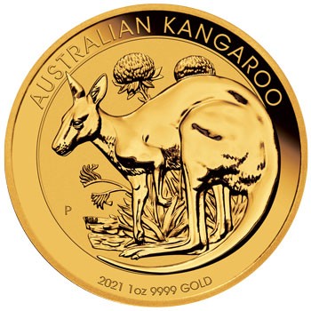 Mince / Zlaté investičné / Kangaroo/Gold Nugget  1oz (2021)