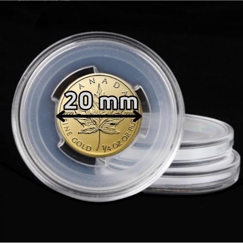 Doplnkové príslušenstvo / Kapsle na mince / Kapsule na mince s priemerom 20 mm