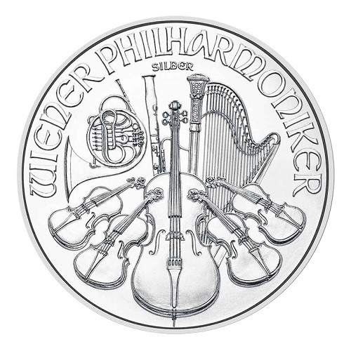 Philharmoniker strieborná minca 2023 - wiener philharmoniker strieborna investicna minca 2023