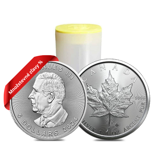 Mince / Strieborné investičné / Maple Leaf strieborné investičné mince (2024)