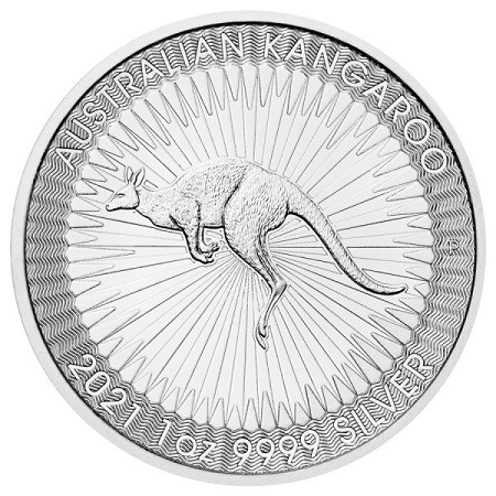 Mince / Strieborné investičné / Kangaroo strieborná minca 2021