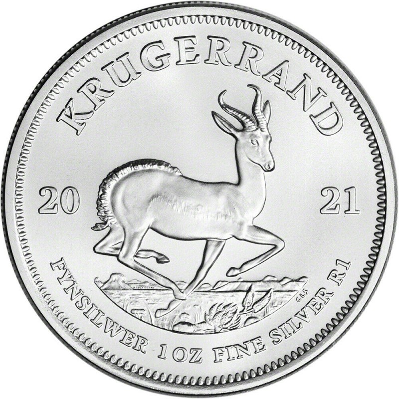 Mince / Strieborné investičné / Krugerrand strieborná minca 2021