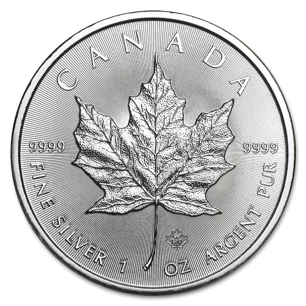Maple Leaf strieborná minca 2021 - strieborná investičná minca