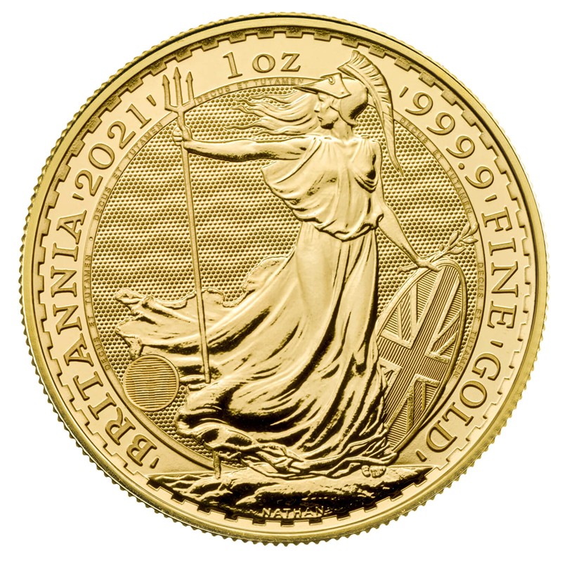 Britannia 1oz (2021) - zlatá investičná minca