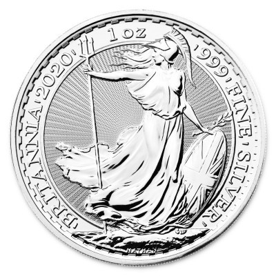 Britannia 1 oz (2020) - strieborná investičná minca