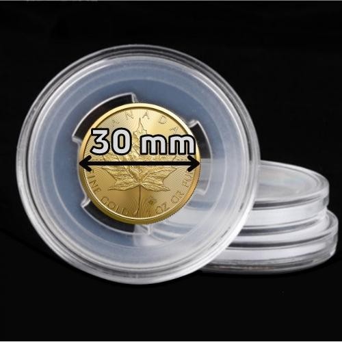 Doplnkové príslušenstvo / Kapsle na mince / Kapsule na mince s priemerom 30 mm
