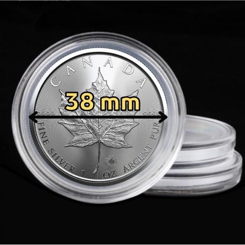 Doplnkové príslušenstvo / Kapsle na mince / Kapsule na mince s priemerom 38 mm