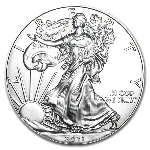 Mince / Strieborné investičné / American Eagle strieborná minca 2021