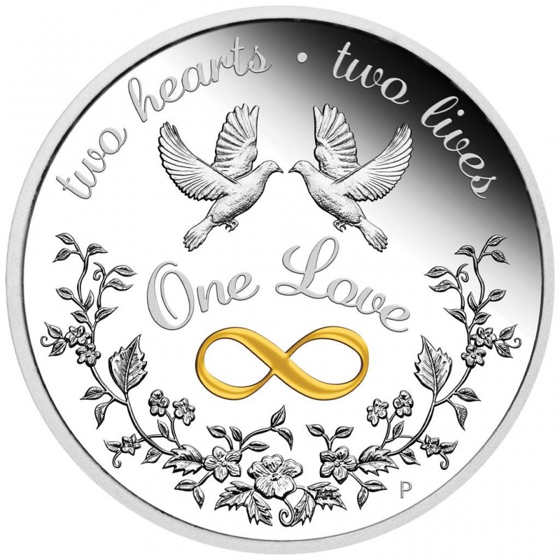 One love strieborná minca 2021 - 