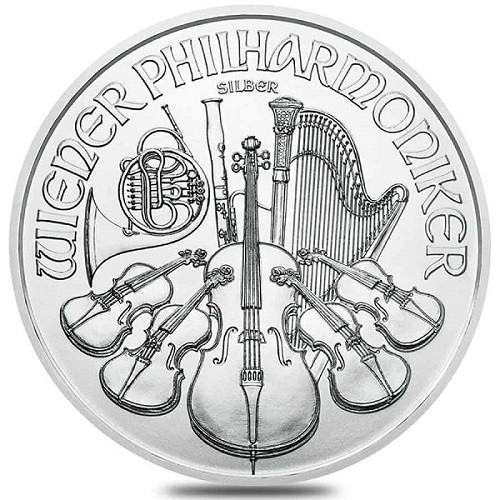 Philharmoniker strieborná minca (2022) 20ks a viac - wiener philharmoniker strieborna investicna minca 2022 