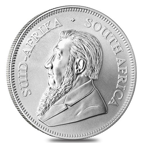 Krugerrand strieborné mince (2022) 100 ks a viac - krugerrand strieborna investicna minca 2022 zadna
