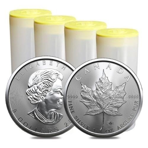Mince / Strieborné investičné / Maple Leaf strieborné mince (2022) 100 ks a viac